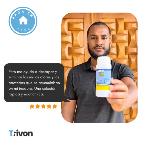 Elimina olores y bacterias (Tuberías y Cañerías)